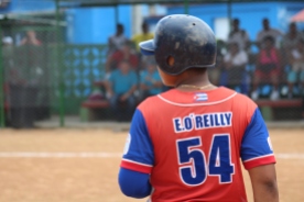 A player with a jersey sporting the last name, O'Reilly, not your typical Cuban name!